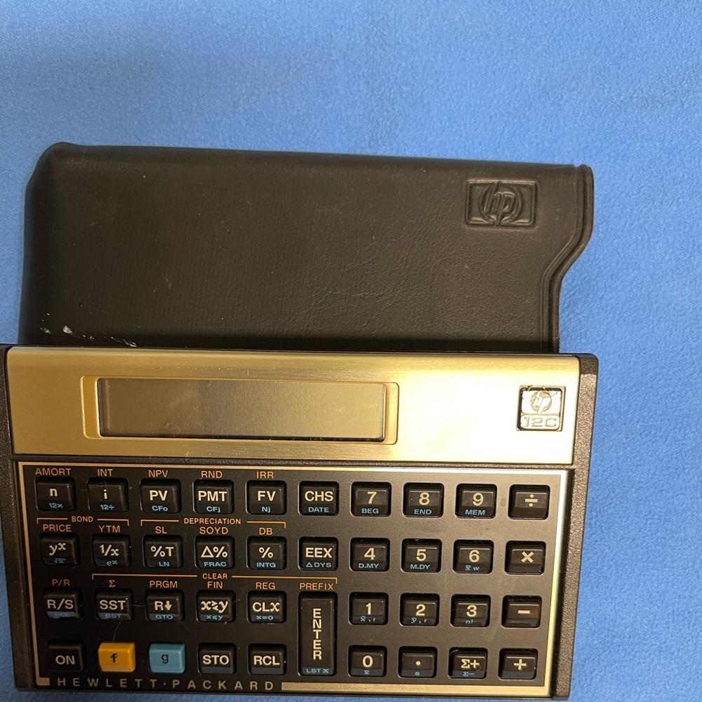 Hp 12C Financial Calculator